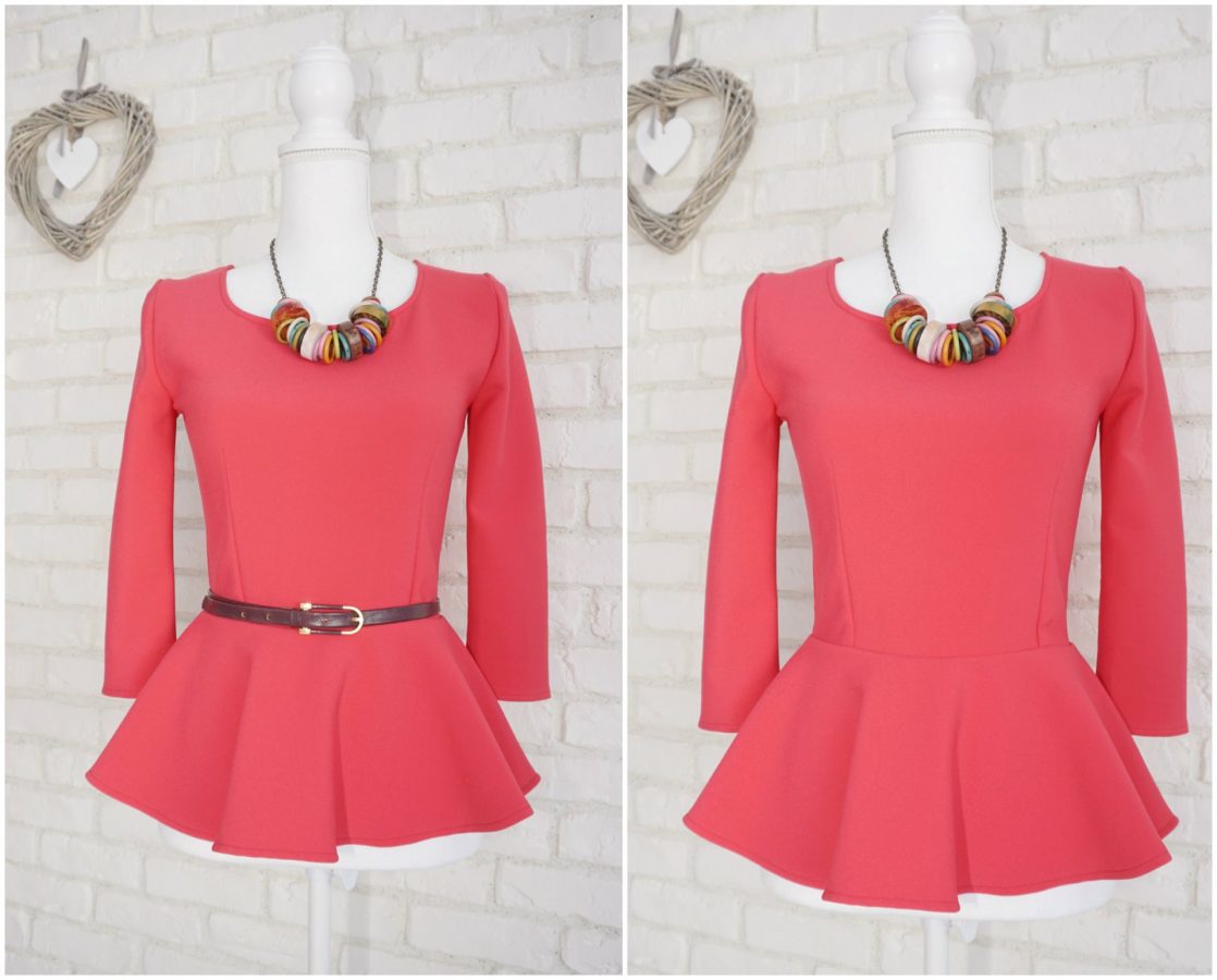 Bluza Volan Peplum Corai