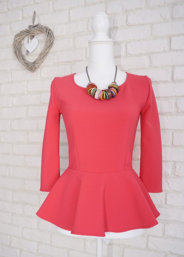 Bluza Volan Peplum Corai – 2