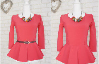 Bluza Volan Peplum Corai