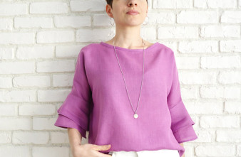 Bluza Lejera Volane In Violet Orhidee