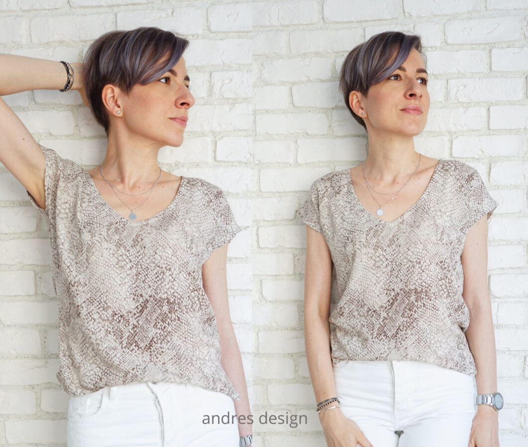 Bluza Vaporoasă Print Șarpe