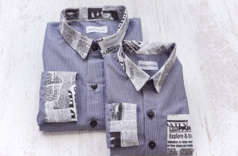 Camasi Tata Fiu Jeans cu Ziar