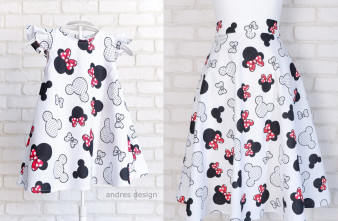 Fusta Mama si Rochita Fetite Minnie