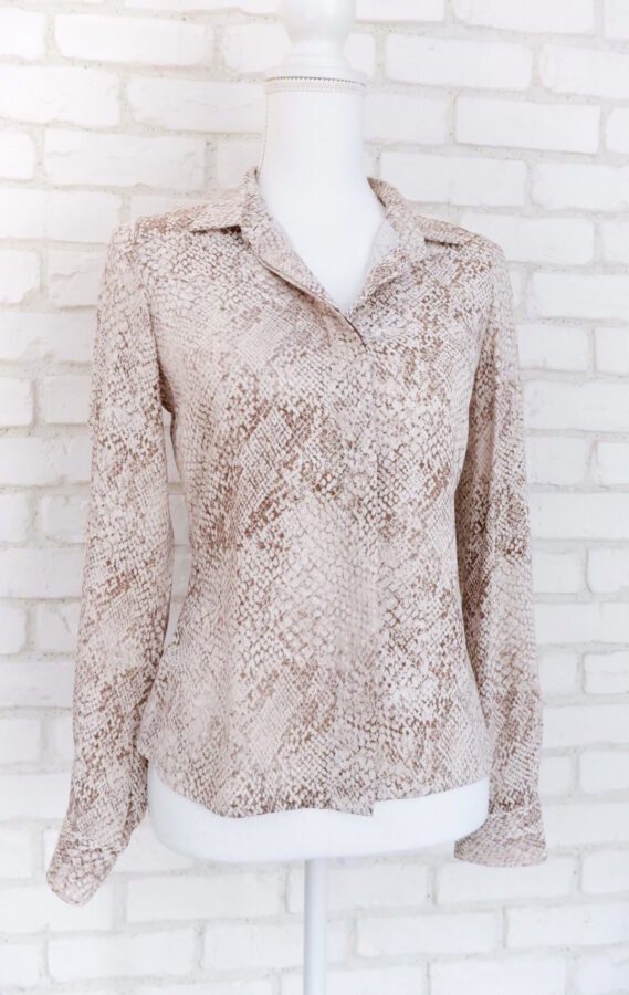 Cămașă Vaporoasă Damă Print Șarpe – 3