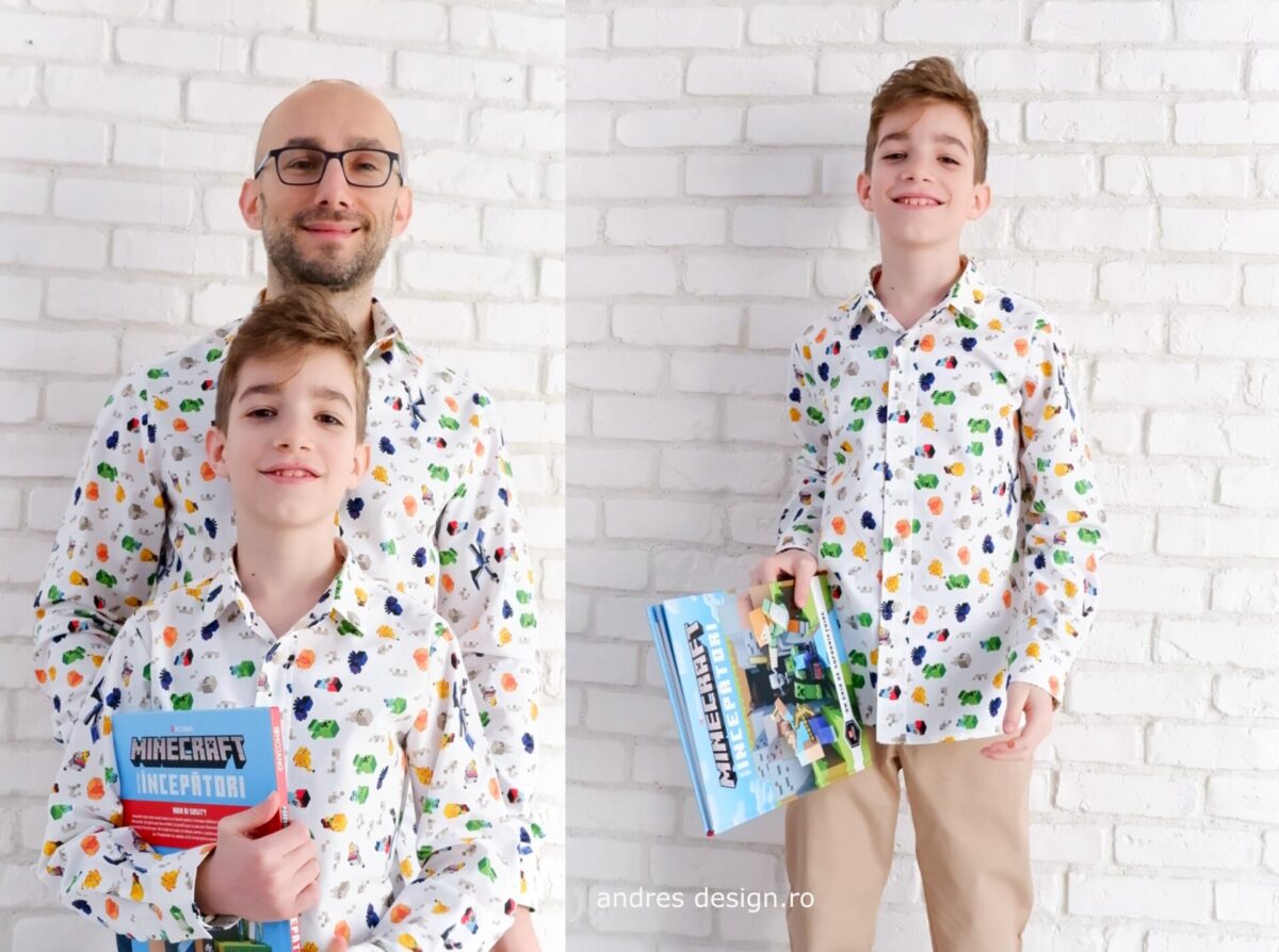 Cămașă Băiat  Minecraft