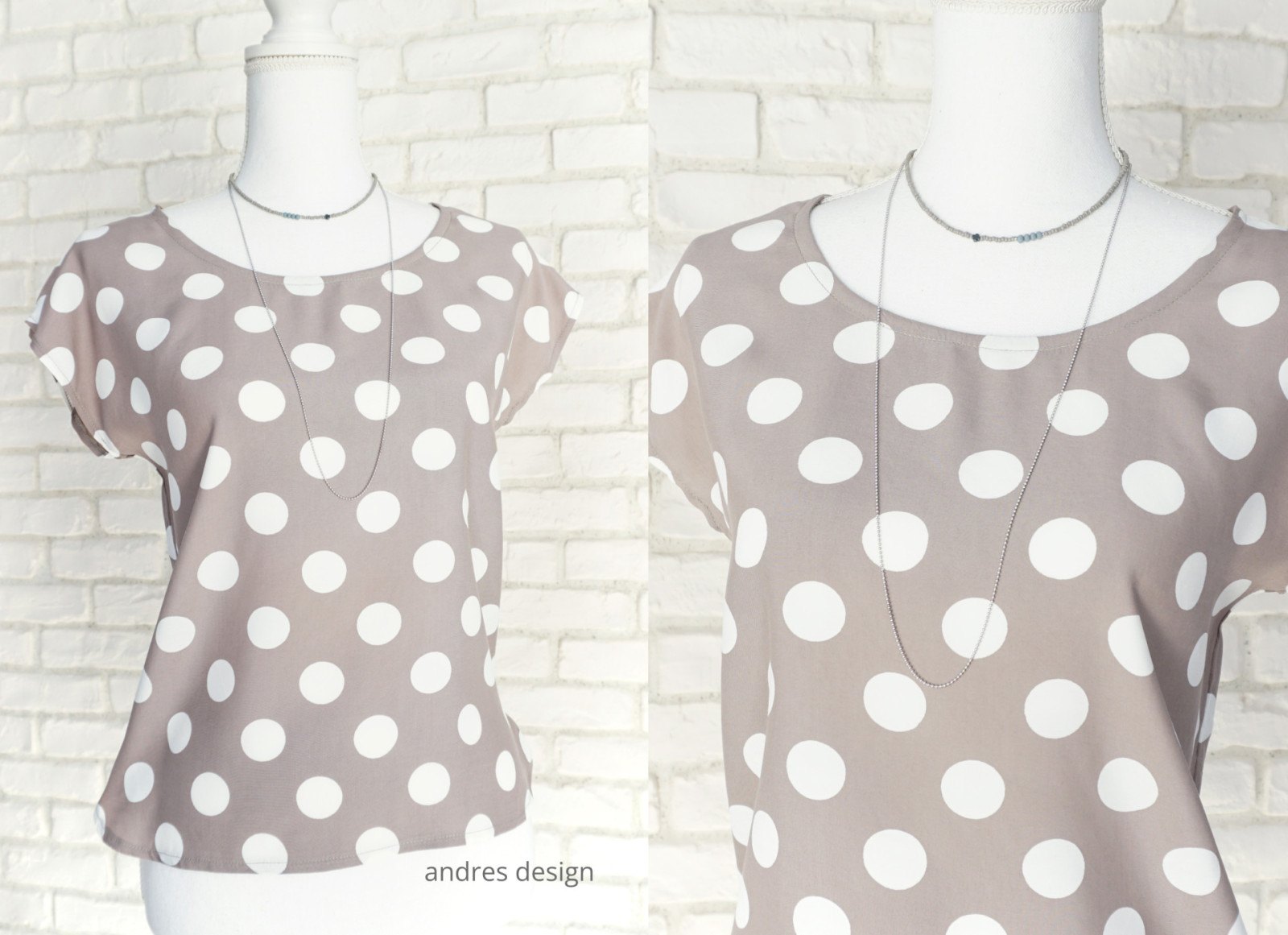 Bluza Eleganta Lejera Bej cu Buline