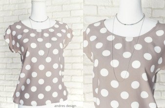 Bluza Eleganta Lejera Bej cu Buline