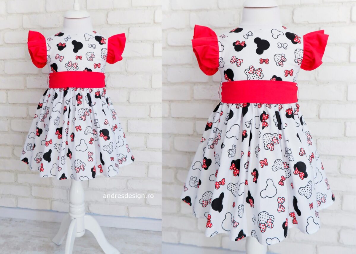 Rochita Încrețită Fetițe Minnie