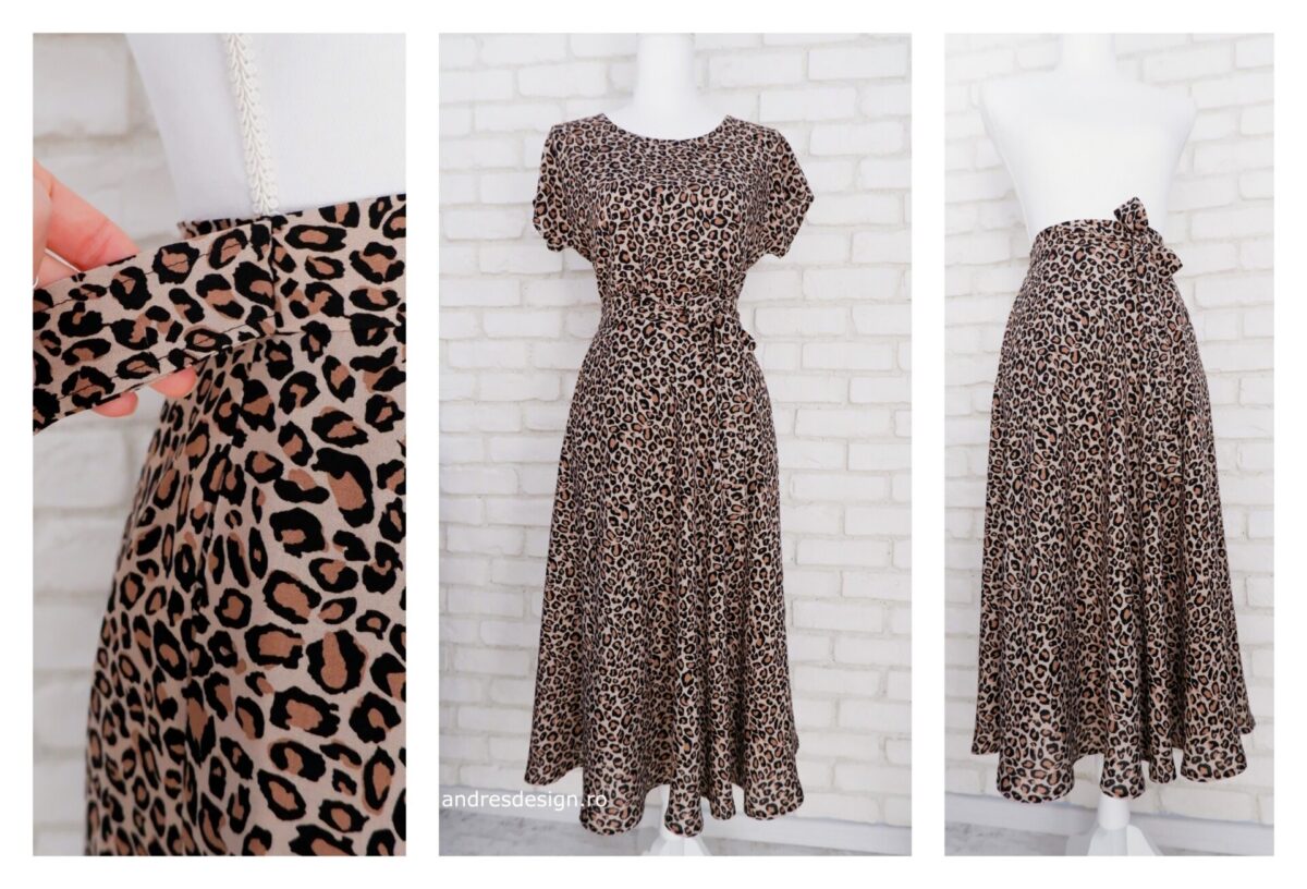 Bluza și Fusta Animal Print