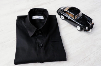 Camasa Neagra Baiat Maneca Lunga