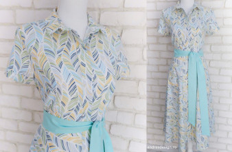 Rochie Camasa Frunze Pastel