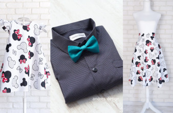 Set Familie Minnie cu Buline