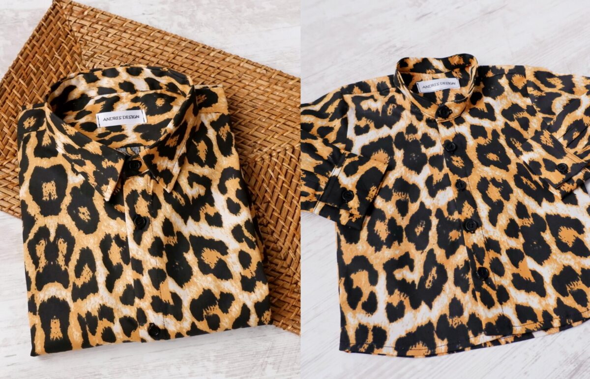 Cămăși Tată Fiu Animal Print