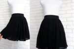 Fusta Incretita Panza Topita Neagra
