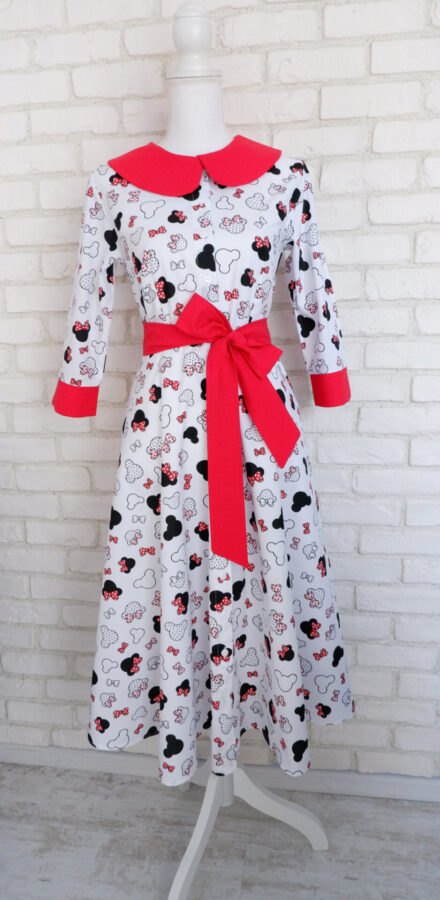 Rochie Cămașă Minnie cu Guler Mare Rotund – 2