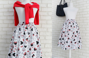 Fusta Minnie cu Talie Elastica