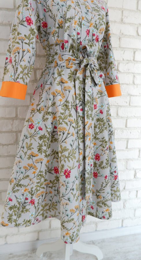Rochie Cămașă Flori de Câmp – 3