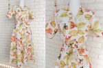 Rochie Camasa cu Revere Frunze Toamna