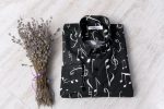 Camasa Barbati Neagra cu Note Muzicale