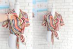 Camasa Crop cu Nod Joc de Culori