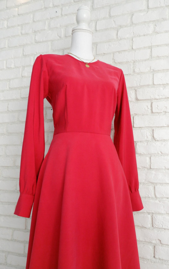 Rochie Elegantǎ Vaporoasǎ Roşie – 5