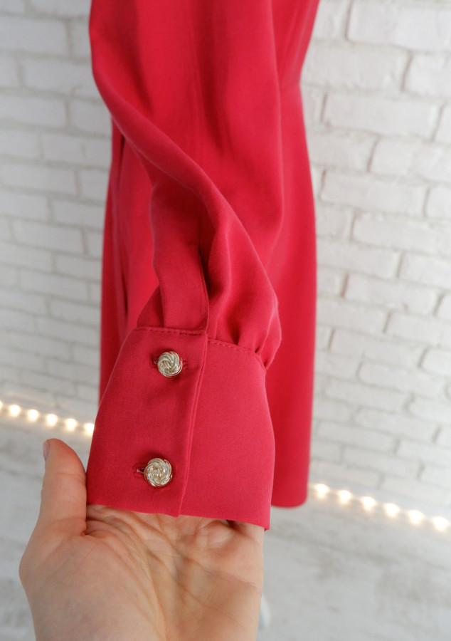 Rochie Elegantǎ Vaporoasǎ Roşie – 4