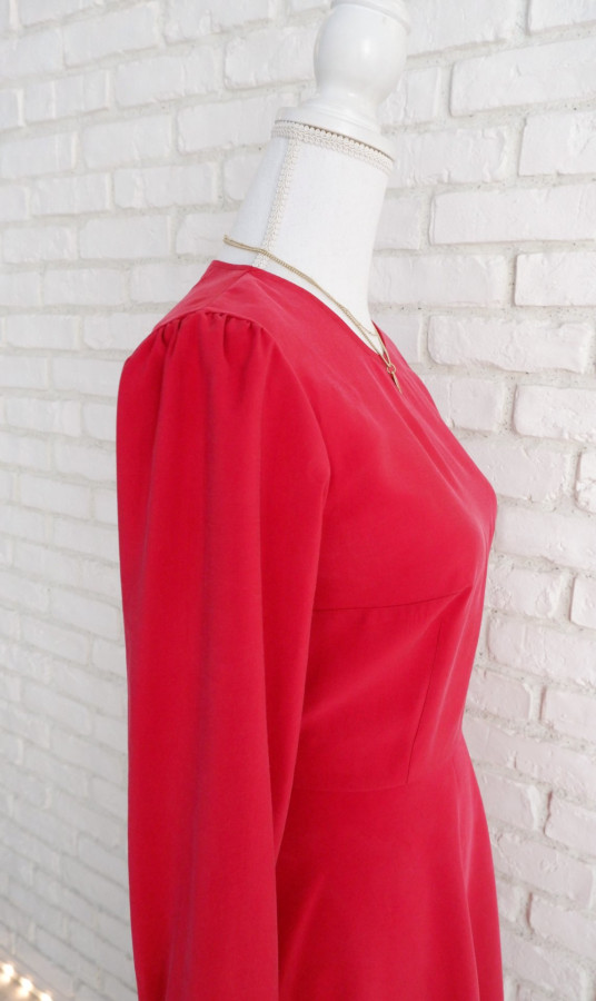 Rochie Elegantǎ Vaporoasǎ Roşie – 3